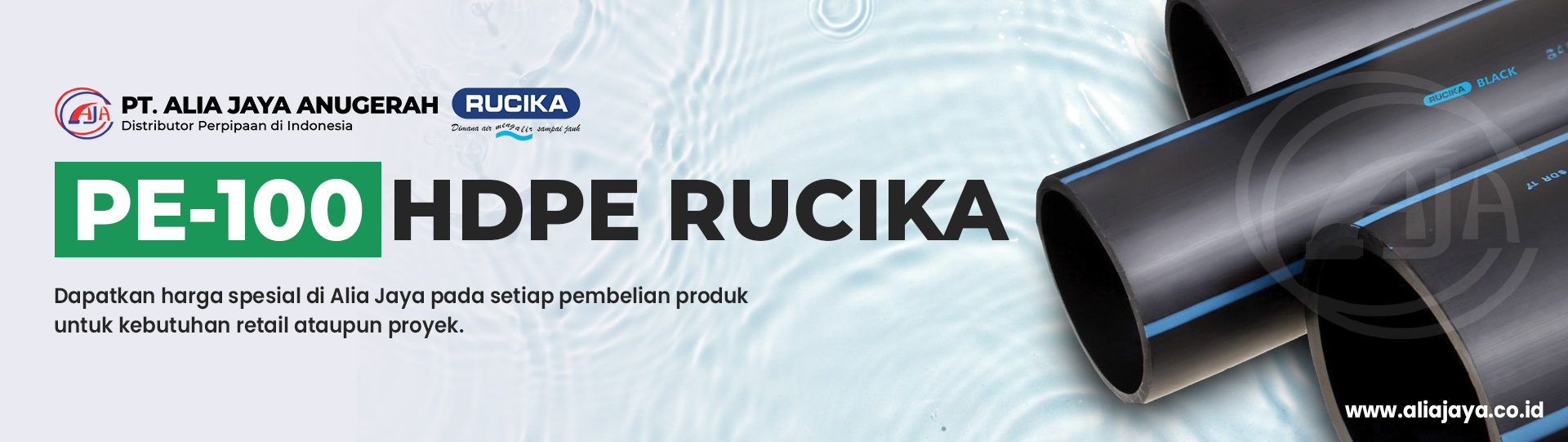 Pipa PE100 HDPE Rucika