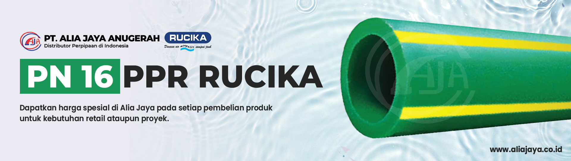 Pipa PN 16 PPR Rucika